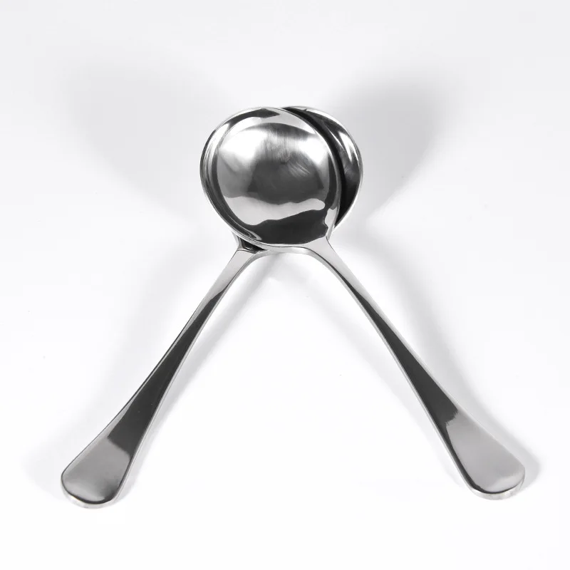 1/3/6 Pcs Measuring Spoon Coffee Tasting Spoon Stainless Steel Round Spoon Long Handle Dessert Spoon Kitchen Tool