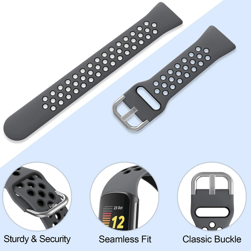 YAYUU Fitbit Charge 5  , ε巯 Ǹ,   Ʈ, Fitbit Charge 5 ƮϽ ƮĿ ü ո 