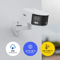 ANNKE-Caméra de vidéosurveillance pour maison intelligente, objectif pour touristes, vue large, vidéo extérieure, 4K AI, poignées humaines, ECT, 180 °, 8MP 5