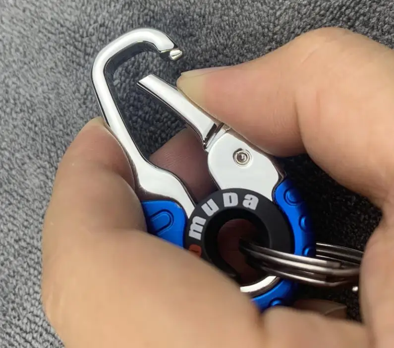 3 stücke Auto Keychain Kreative Schlüssel Halter Schlüsselring Männer Schlüssel Kette Camping Klettern Metall Schlüssel Ring Auto Styling Auto Auto zubehör