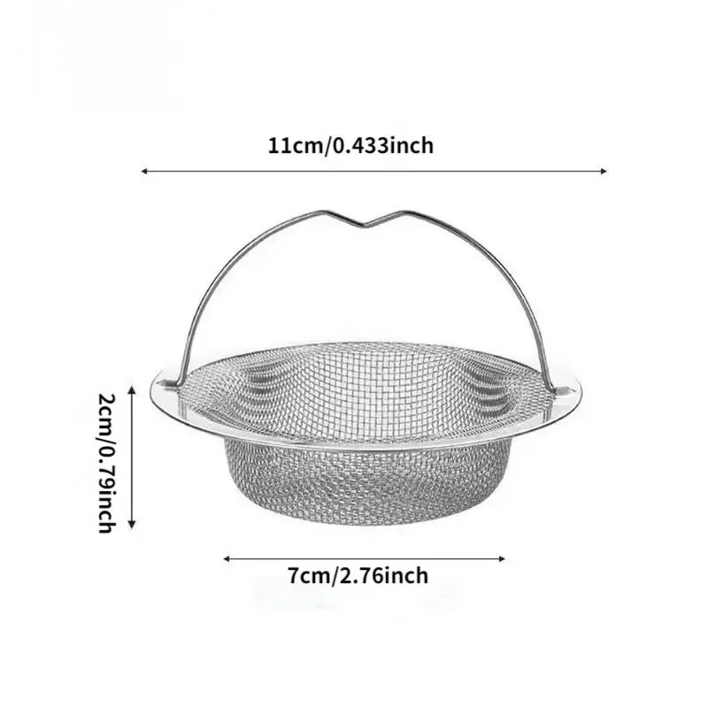 Kitchen Sink Filter 1Pc Stainless Steel Garbage Food Residue/Hair Catcher Keep Your Bathtub