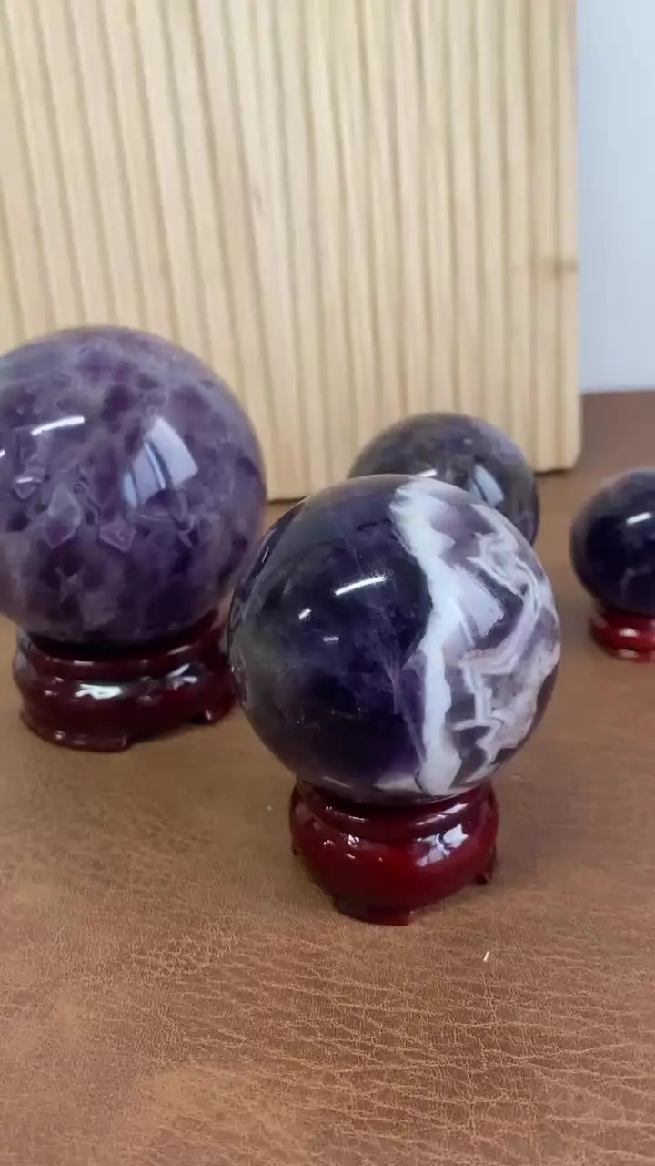 Аметистовый массажный шар