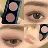 Taro Rose Tea Low Saturation Olive Skin Powder Brown Two-Color Eyeshadow Tray Monochrome Matte Pure Wind Earth Color 1