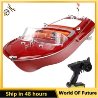 NEW Sk-1 Remote Control SpeedBoat 25KM/H High Speed Remote Control Boat Simulation Wood Grain RC Boat Retro Children's Toy Boats 1