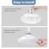 Ceiling Fan with Remote Control and 3-Speed E27 AC85-265V Lighting Base for Bedroom and Living Room Lighting 5