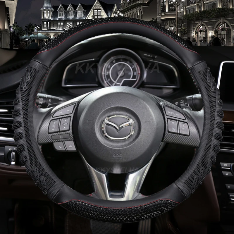 

Штатив из углеродного волокна диаметром 38 см для Mazda 2, 3, Axela 2013-2016, Mazda 6 Atenza 2014-2017, CX5 2017, 2018, автомобильные аксессуары