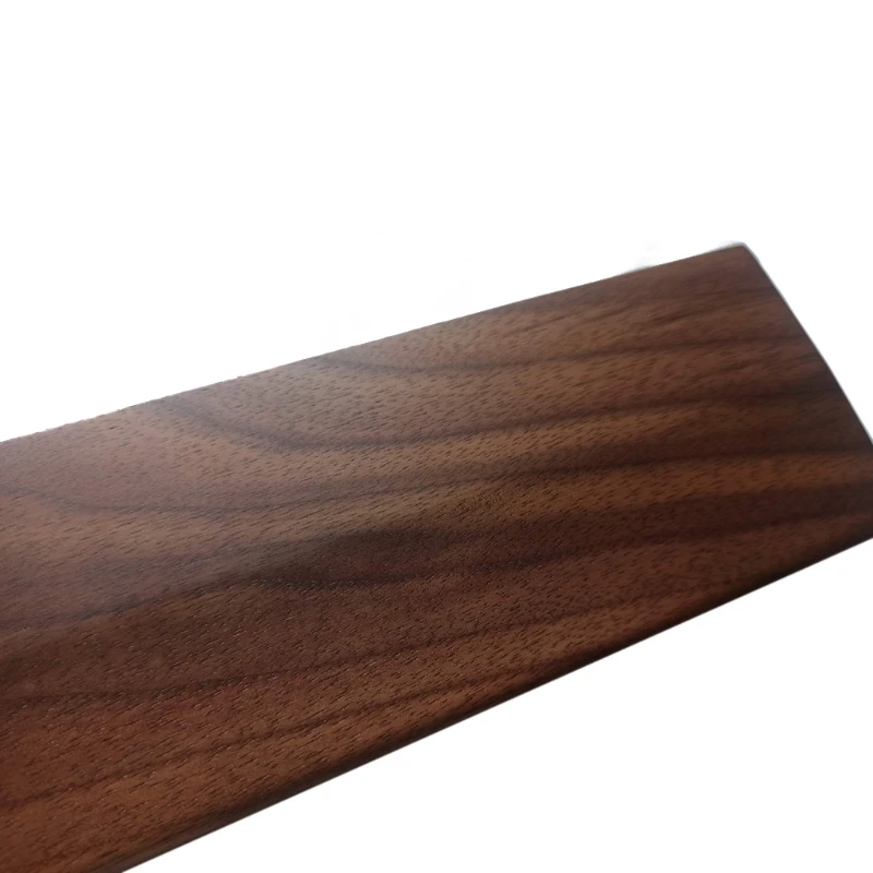 Teclado Mecânico de Madeira de Noz Descanso de Pulso com Tapete Antiderrapante Mesa Ergonômica para Jogos Suporte de Mão 61 87 104 Chaves - Imagem 6