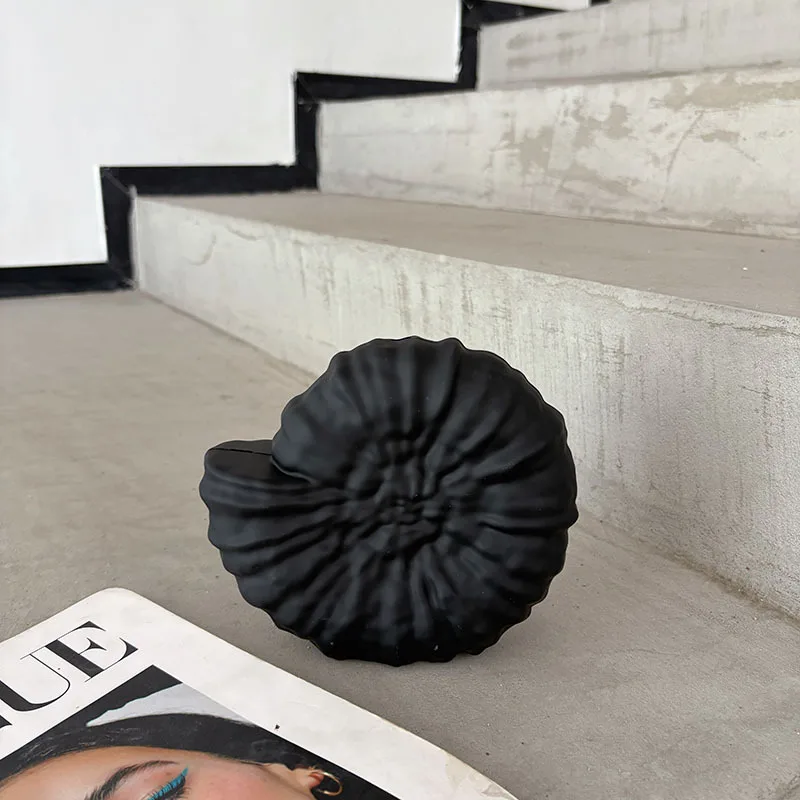 Original Shell Field Snail Shape Acrylic Box Clutches Female Women Shoulder Messenger Handbag And Purse Evening Lady Beach Purse