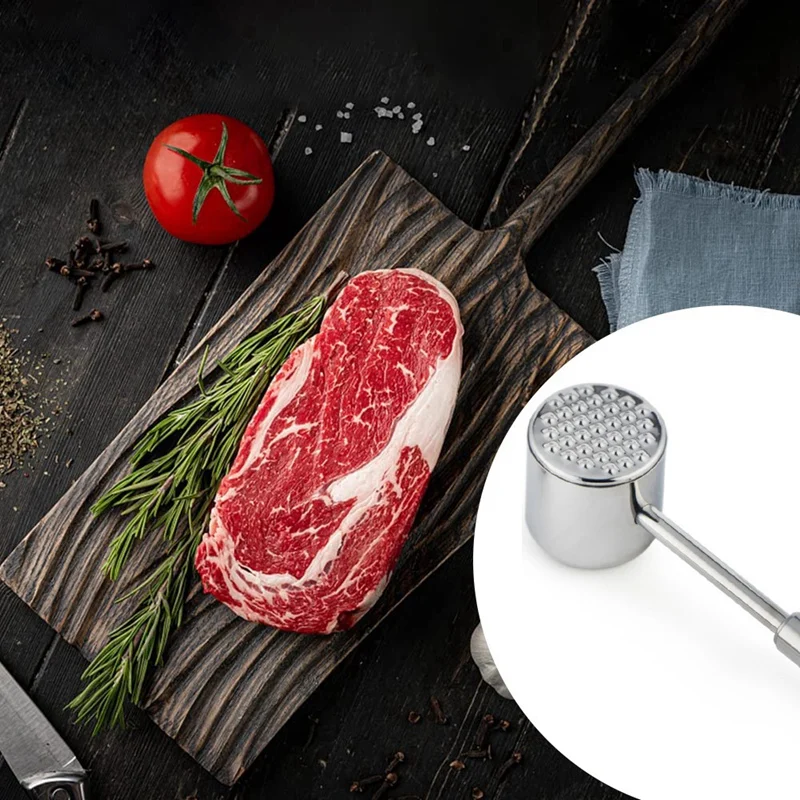 Double Sided Meat Hammer Solid Meat Hammer Loose For Schnitzel, Steak