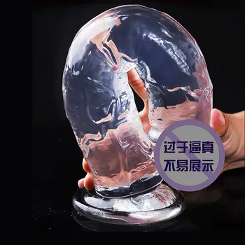 Giant Transparent Fist Hand Anal plug Huge Dildo Extreme Big Realistic Dildo Anal Expander Suction Cup Sex Product for Women 5