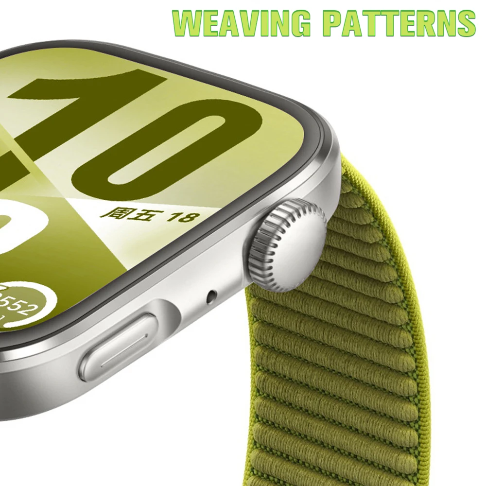 Nylon Loop Woven Sports Smartwatch Wristband