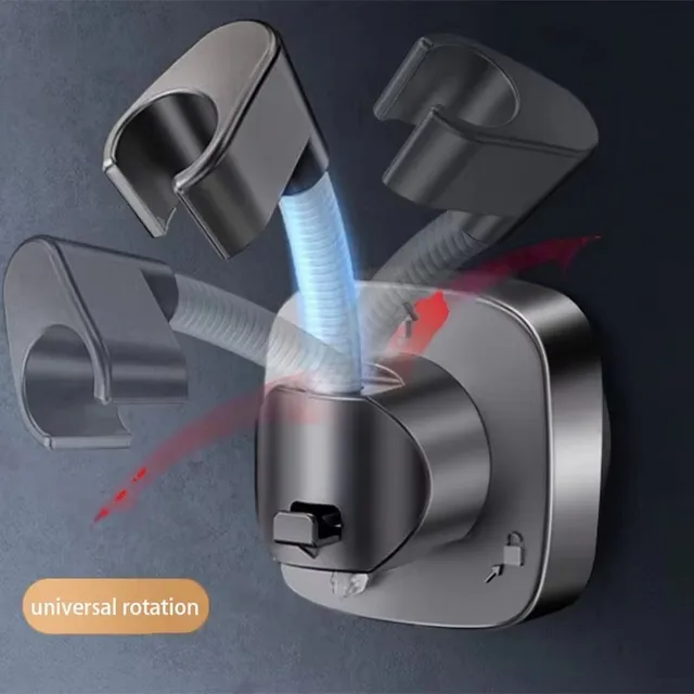 ขายึดฝักบัวแบบสุญญากาศ ขายึดหัวฝักบัว ปรับได้ ยึดติดแน่น แรงดูดสูง อุปกรณ์ยึดติดขนาดใหญ่ ไม่ต้องเจาะ 1