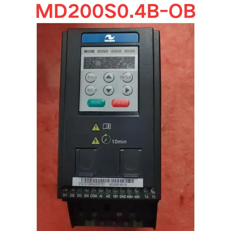 

Used Inovance MD200S0.4B-OB Frequency converters 0.4KW Functional test OK