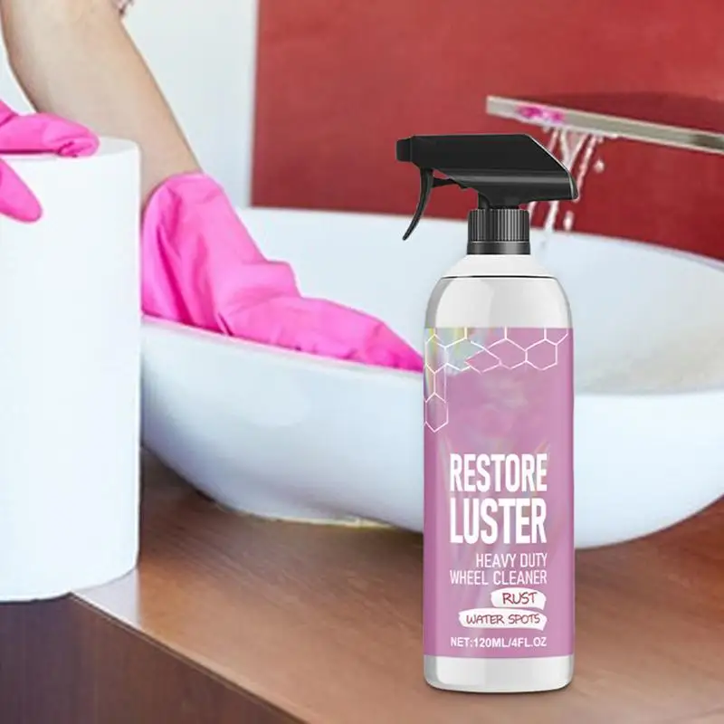 Wheel Cleaner Spray Effective Rim And Tire Cleaner Car Wheel Professional Rim 120ml Brake Dust Remover