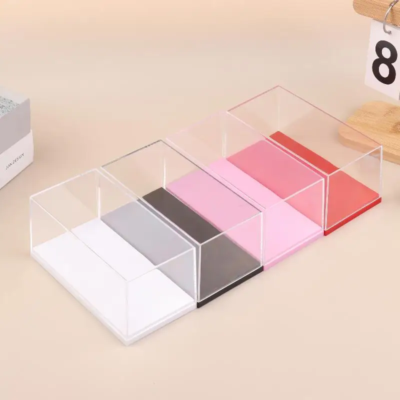 1Pcs 투명 아크릴 스토리지 박스 실용적인 1/43 다이 캐스트 모델 자동차 디스플레이 박스 DIY 방진 디스플레이 랙 장난감