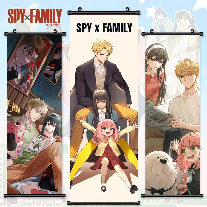 

Wall Art SPY×FAMILY Canvas Anya Picture Loid Forger Painting Printed Yor Briar Poster Hanging Scrolls Home Decoration Anime Room