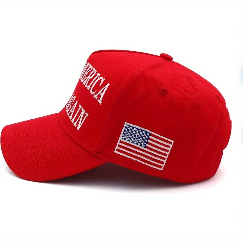 Baseball Cap Baseball Caps 1pc Make America Great Again Hat Take America Back Hat with USA Flag Embroidery Adjustable Mesh Baseball Cap