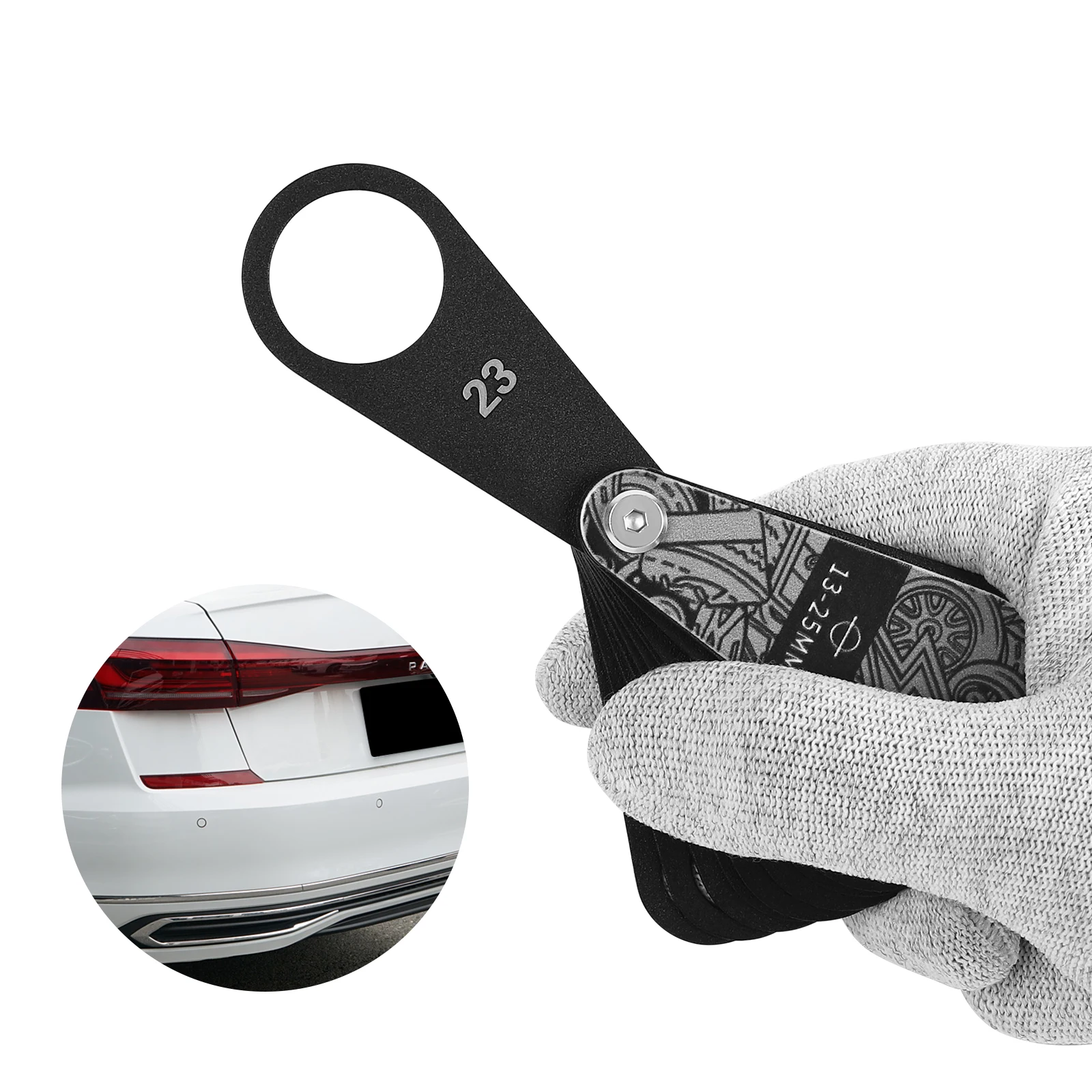 Cutter Tint Film Tool Circle Cutting Template Car Protective Film For Vehicle Reversing Parking Sensor Stainless Wrap Kit