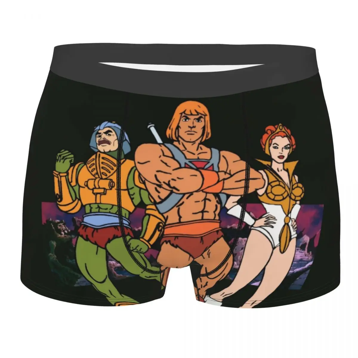 

Мужские сексуальные боксеры Masters Of The Universe, нижнее белье, мужские дышащие шорты, трусы