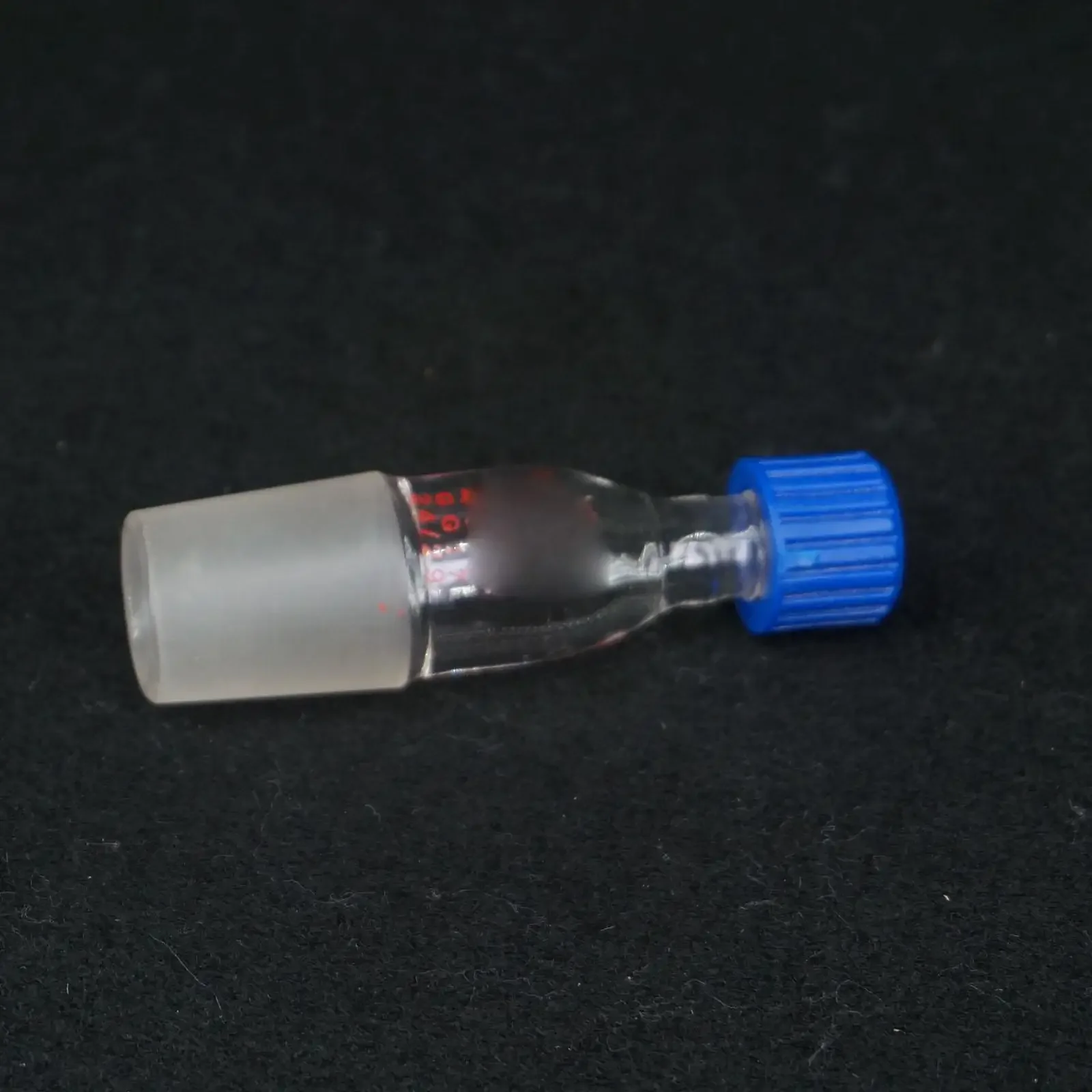 24/29 Stopper Ground Joint Lab Glass Bushing Thermometer Adapter With Screw Cap