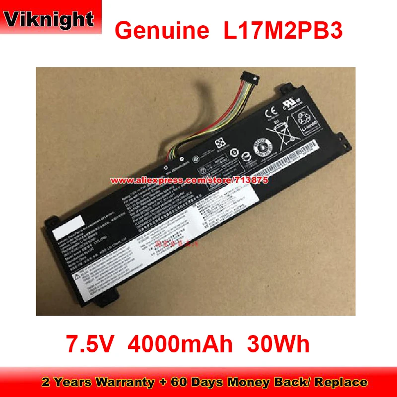 Оригинальный аккумулятор L17M2P83 5B10R32998 |