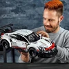 Technical Super Sports Car Building Kit,1:10 Scale Car 42096 Model Building Blocks Toys Collectible Race Car,for 14+ Year Boys 6