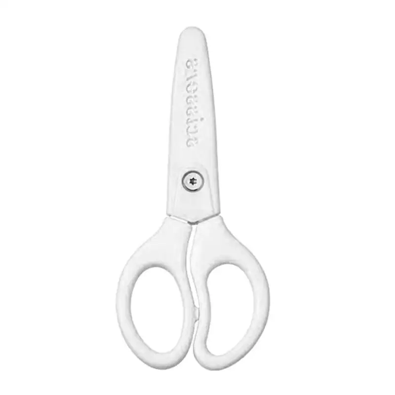 

Ceramic Baby Food Scissors Household Toddler Feeding Aid Scissors With Blade Cover Baby Feeding Supplies Tableware For Health