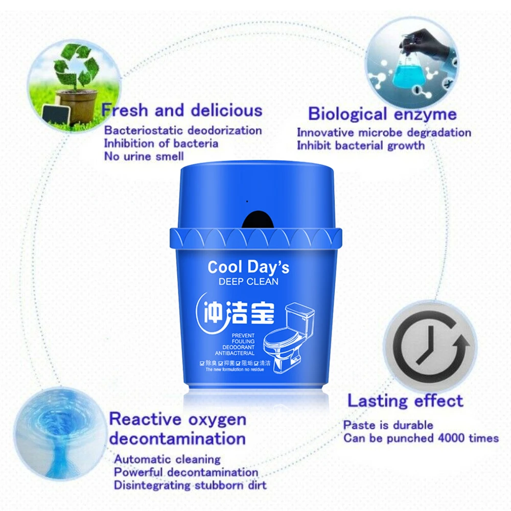 1/2/3PCS Toilet Cleaner Tablets Powerful Toilet Cleaner Effervescent Tablet Deodorant Solid Cleaner Automatic Toilet Bowl Tank Bathroom