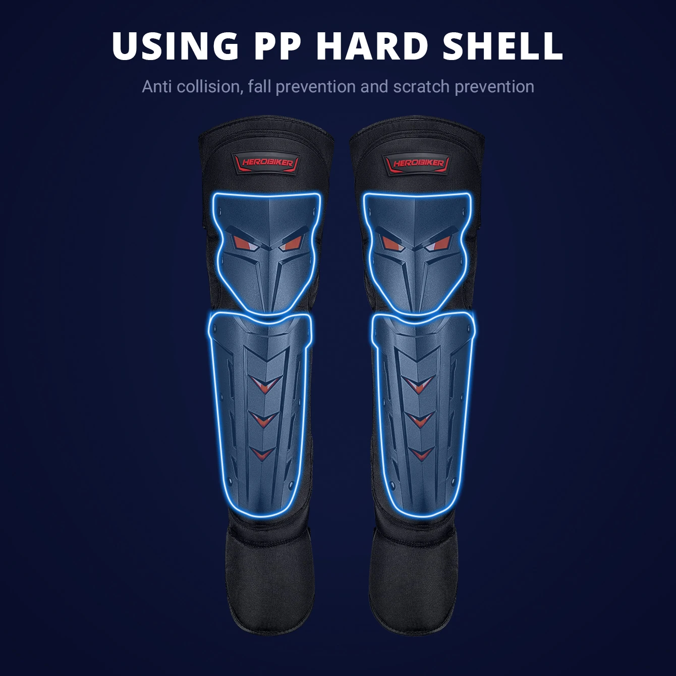 Motorcycle Knee Pads Protector Motorcycle Equipment Protective Gear Motocross Knee Pads Riding Protection