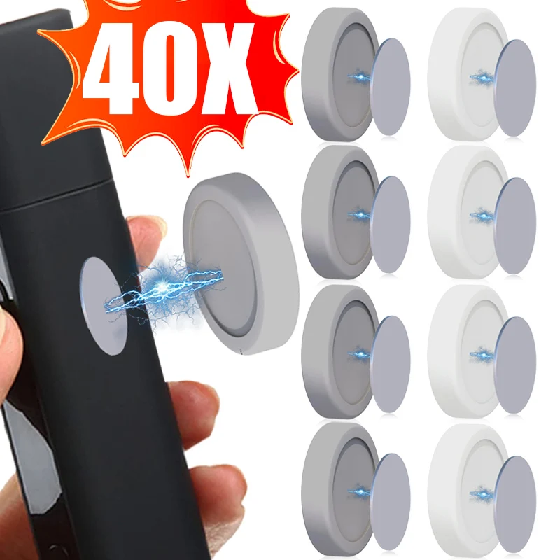 

40/20/2PCS Magnetic Remote Control Holder Wall Mount Powerful Magnet Hooks Protable Anti-Lost Hanging Hanger Organizer Hook
