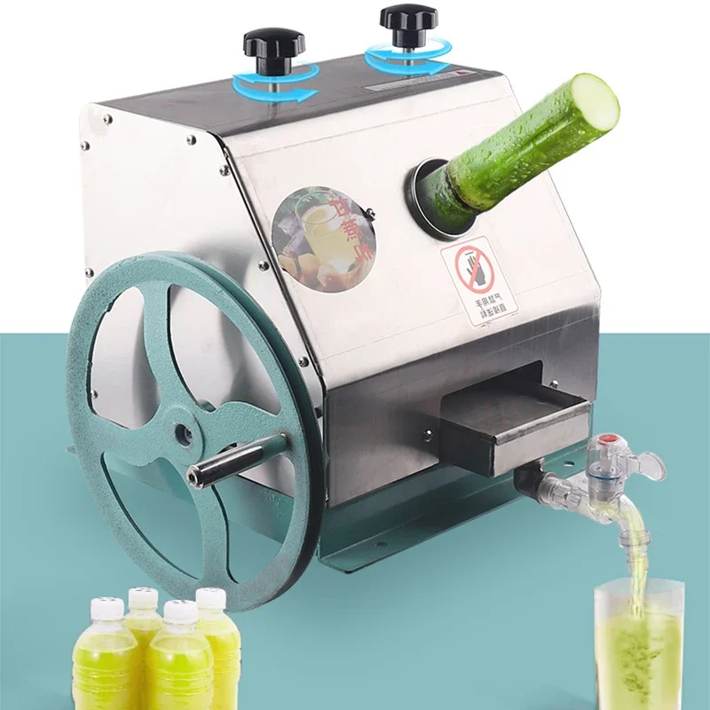 Manual sugarcane juicer commercial sugarcane juice sugar cane juicer making mach ine Stainless steel juicer 3