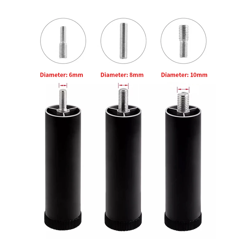 Furniture Glides Furniture Feet Adjustable Furniture Support Foot Cushion Round Tube Bracket Heightened Washing Machine Refrigerator Shoe Cabinet Heightenedfeet