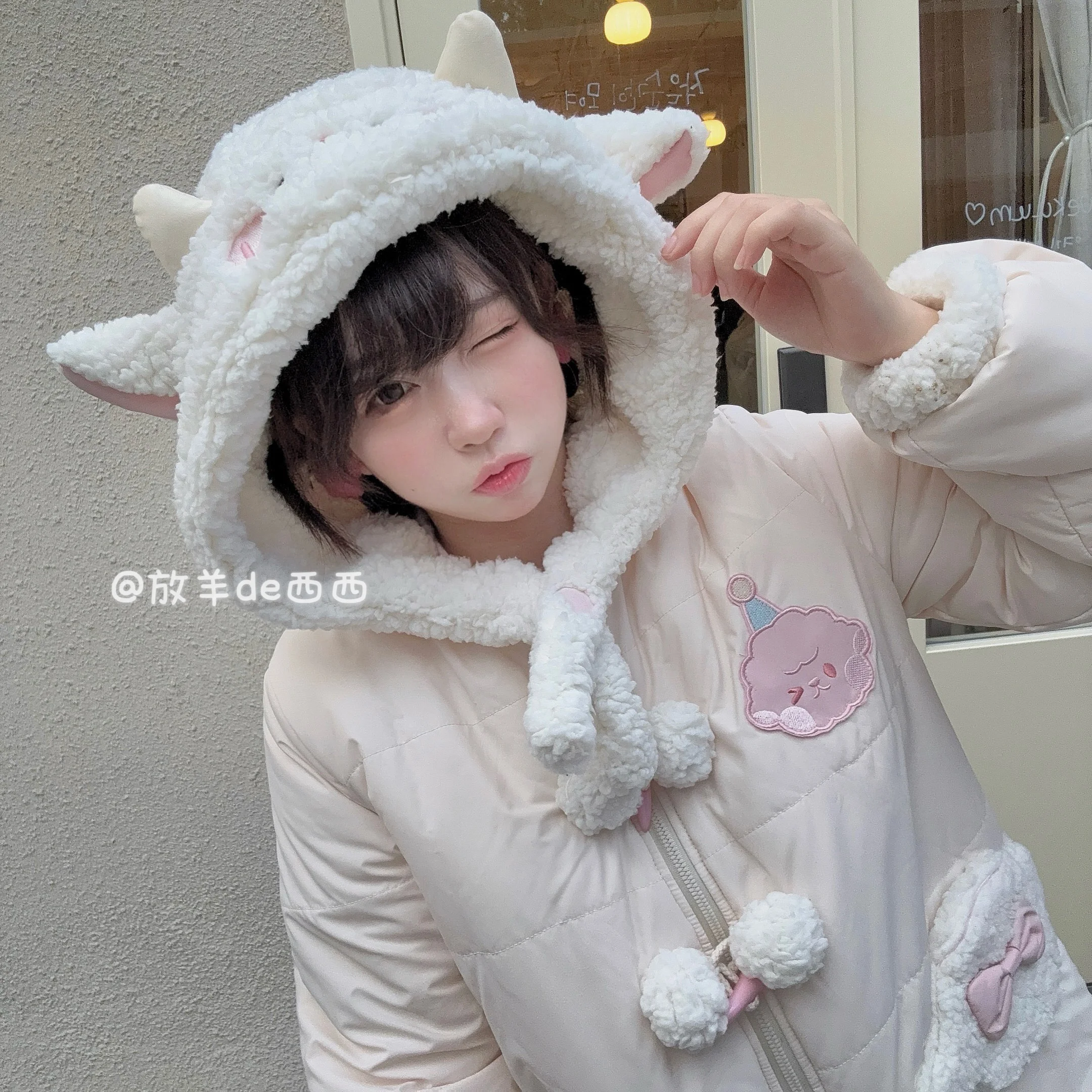 Harajuku Soft Girl Cotton Jacket Long Jk Autumn And Winter Coat Cute Obedient Bread Sweet Girl Several Colors Gift For Friends