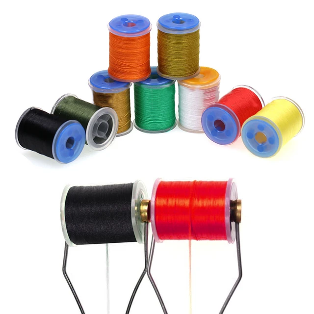 140D Fly Tying Thread Kit Material Tie Dry Wet Flies Nymph Elastic