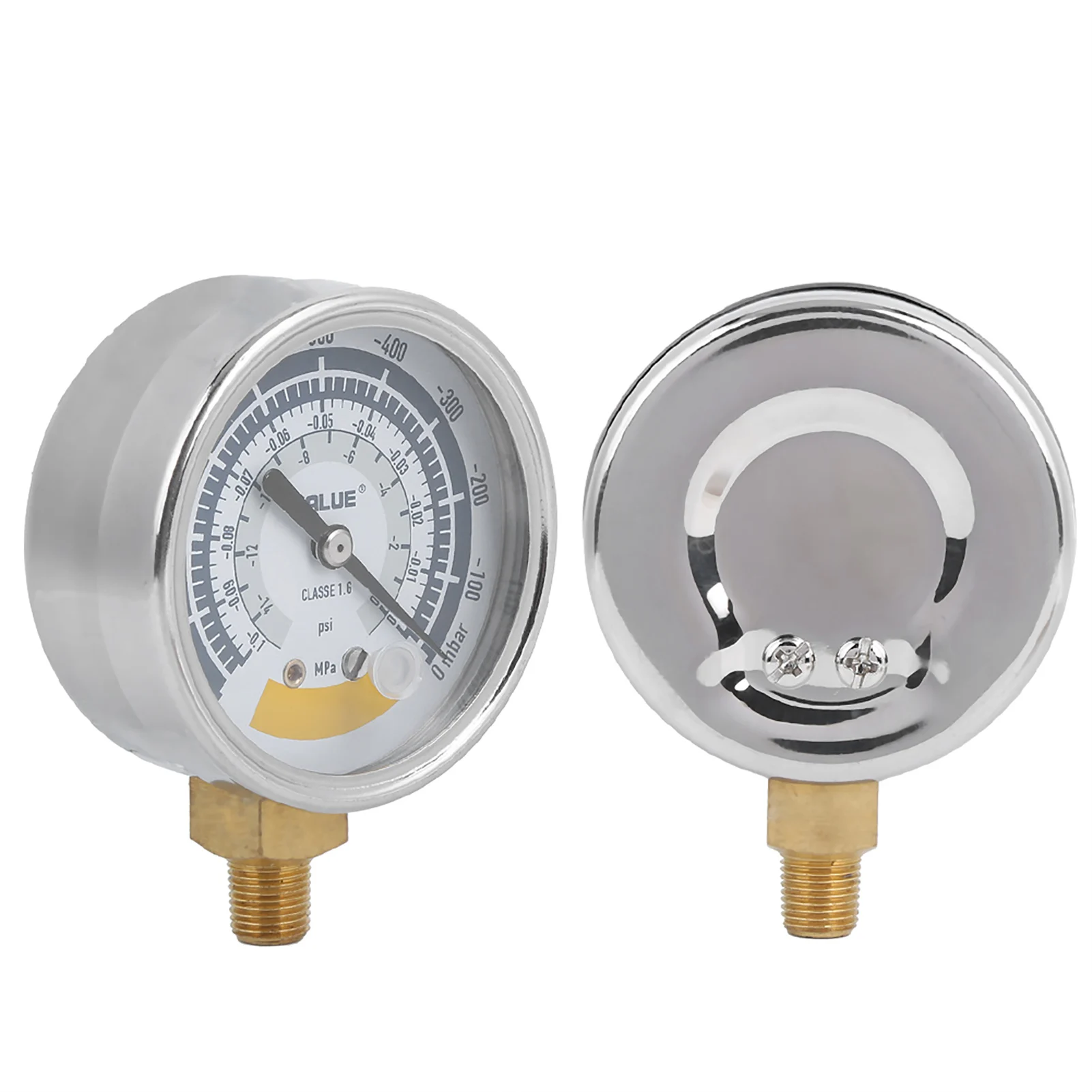 0-14psi Pressure Gauge Vacuum Gauge Pressure Accurate Instrument for Vacuum Pump 0-14psi NPT 1/8in Connector pressure vacuum gauge