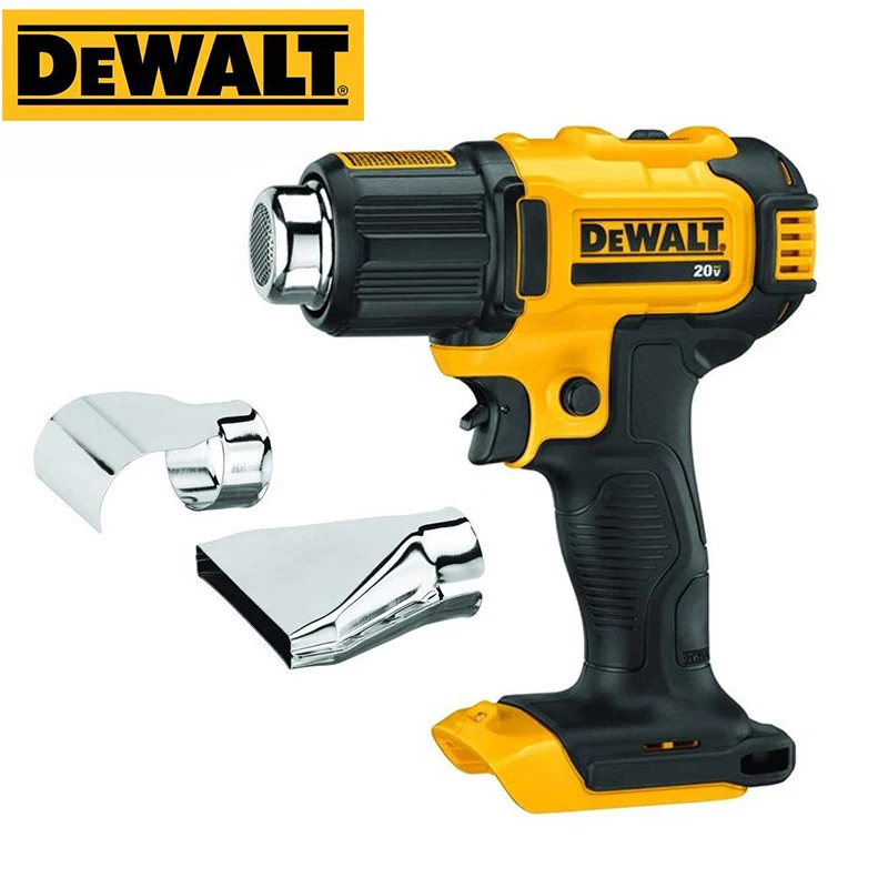 DEWALT 20V Lithium Battery Heat Gun Advanced Hot Air Gun Temperatures  Adjustable With Two Nozzles Industrial Electric Heat Gun - AliExpress