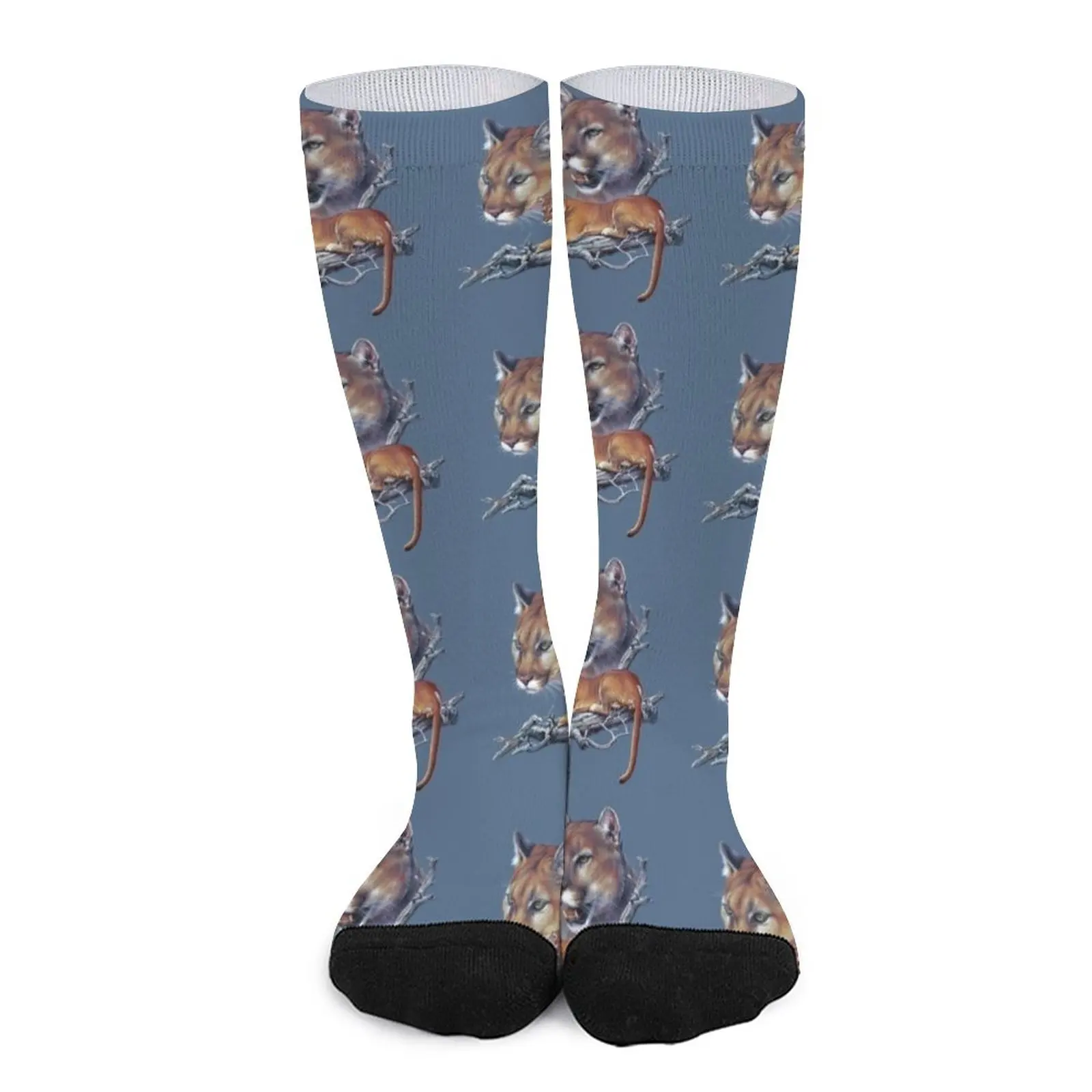 Mountain Lions Socks stockings for men Women's compression sock to the lions