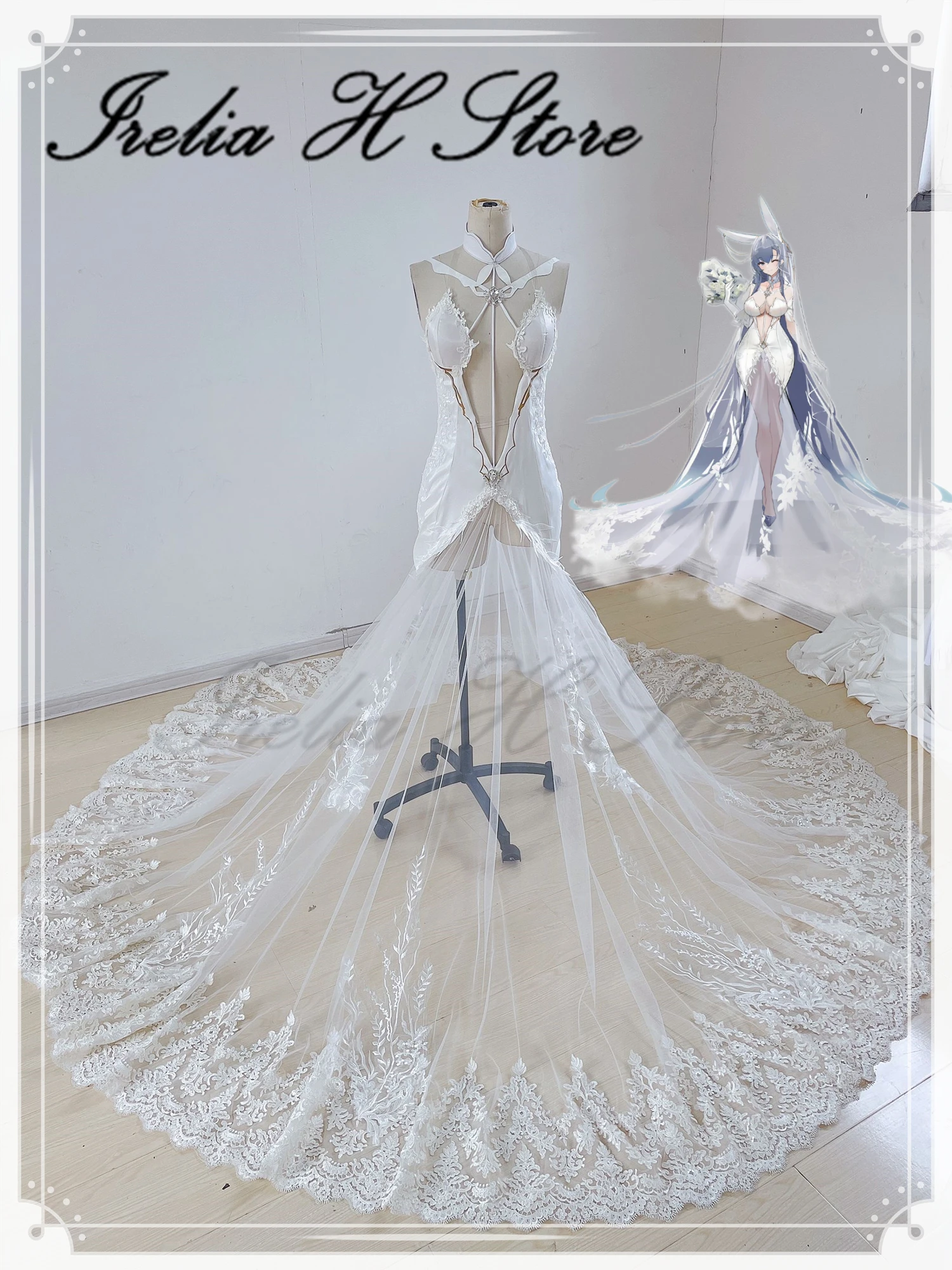 Irelia H Store Custom Made Size Game Azur Lane Uss New Jersey Cosplay  Costume White Dress Bride Wedding Dress Female - Cosplay Costumes -  AliExpress