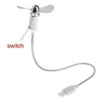 Mini USB Fan Flexible USB Cooling Fan with For Notebook Laptop Computer Office Gadgets 1
