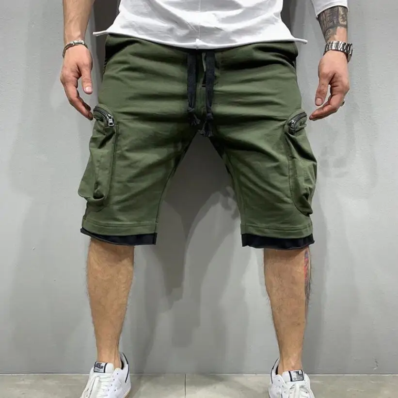 

Men Summer Classic Tactical Shorts 2022 Cargo Multi-pocket Short Pants Male Outdoor Hunting Fishing Military Jogging Shorts w102