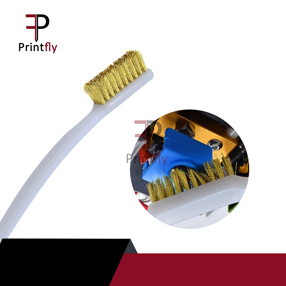 

3D Printer Cleaner Tool Copper Wire Toothbrush Copper Brush Handle For Nozzle Heater Block Hotend Cleaning Hot Bed Parts