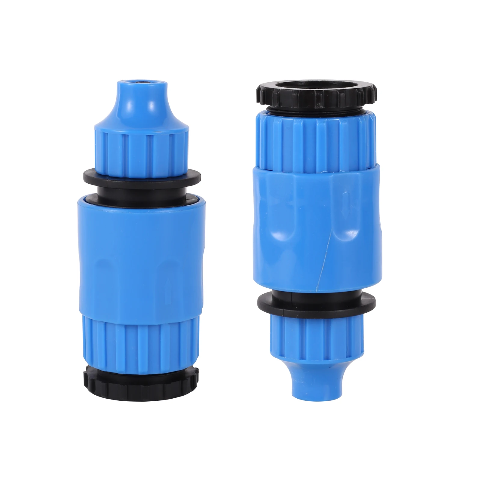 2 Connettori Rapidi Per Irrigazione - Adattatori Per Tubi 4/7mm E 8/11mm, Raccordo A Innesto Per Giardino E Orto - Plastica Resistente
