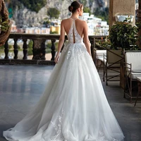 ANGEL Boho Luxury Lace Wedding Dress Sexy Backless A-line For Women 2025 Customized vestidos de novia Elegant For Bride 2