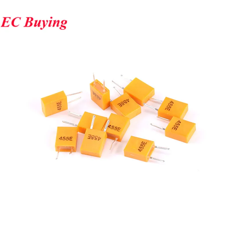10pcs/lot 455E 455KHz 455K Ceramic Crystal Oscillator 2Pin DIP-2 280PF