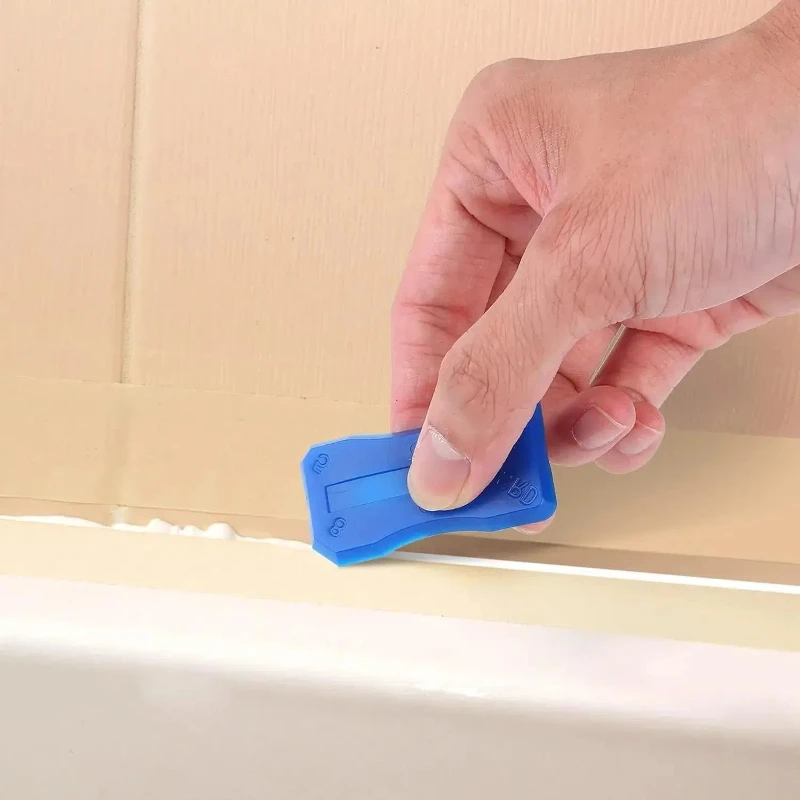 4-Piece Silicone Caulking Tool Set Versatile Easy Clean-up Professional Sealant Spreading