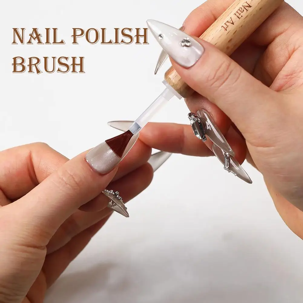 5/10/20Pcs Nail Polish Brush Disposable Nail Polish Bottle Replacement Brush Nail Art Brushes Liquid Manicure Applicators