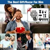9D Floating Electric Shavers for Men Bald Head IPX7 Waterproof Electric Razor Wet/Dry Shaving with Grooming Kit with LED Display 6