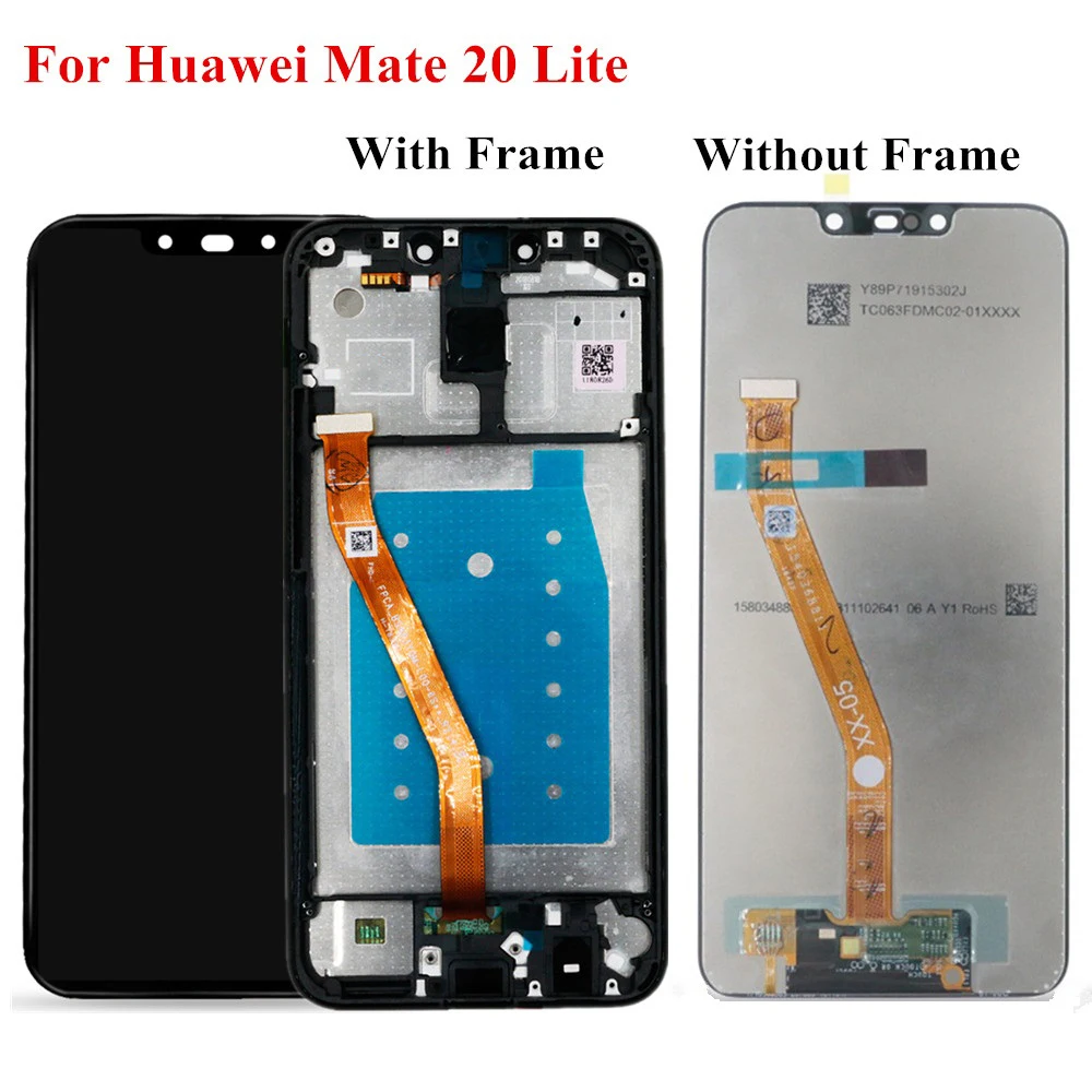 

Оригинальный дисплей 6,3 дюйма для Huawei Mate 20 Lite, сменный сенсорный ЖК-экран для Mate 20 lite AL00 LX1 LX2, экран