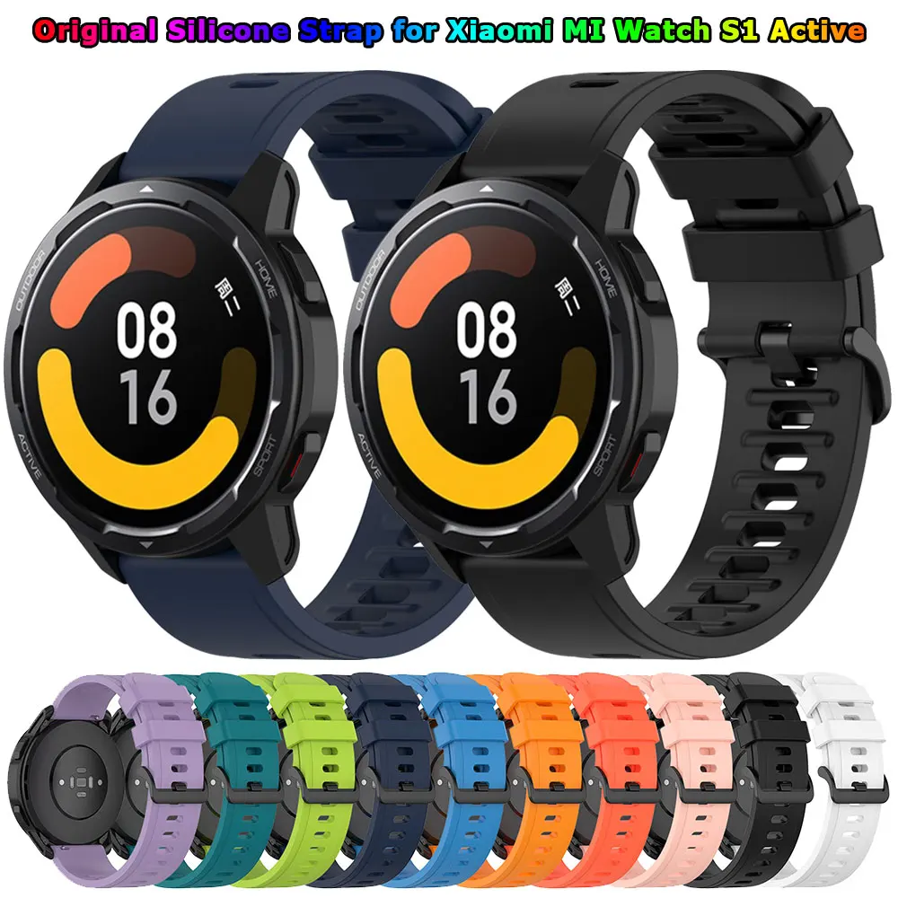 Enhanced Silicone Sports Watchband - 22mm Universal Strap