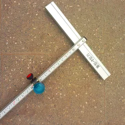 Outil de découpe à chaud LK, couteau à pousser le verre en forme de T règle en acier 1.5 mètres couteau à glisser métrique à Double échelle adapté au verre de 3 15MM 